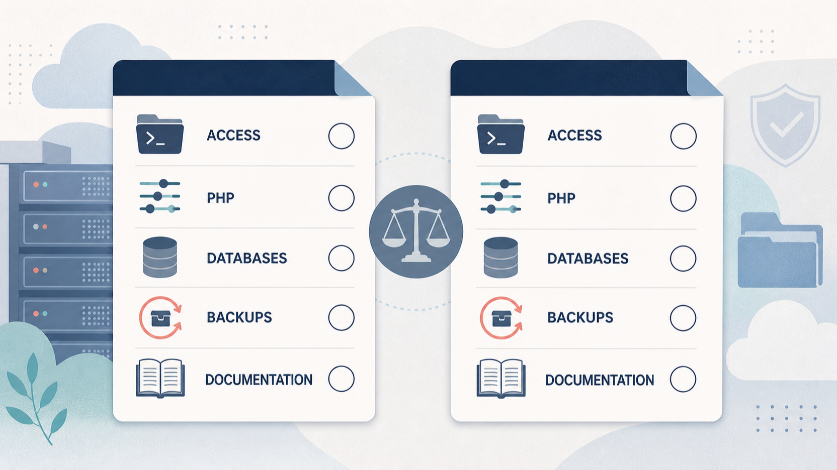Support a neutral, evidence-led provider-comparison checklist
